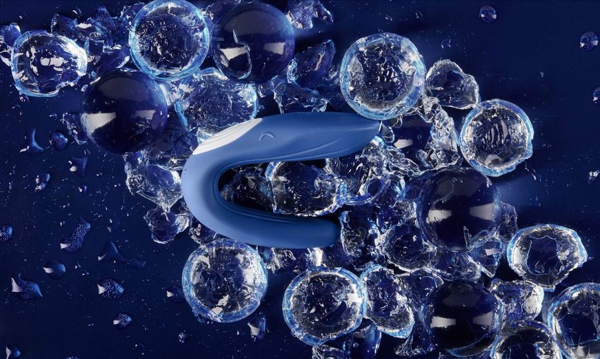 Вібратор для пар Satisfyer Double Whale з двома моторчиками SO1643