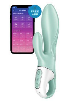 Смарт вібратор-кролик Satisfyer Air Pump Bunny 5+, надувається SO6718