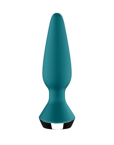 Анальная смарт-вибропробка Satisfyer Plug-ilicious 1 Petrol SO5441