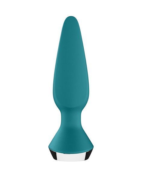 Анальная смарт-вибропробка Satisfyer Plug-ilicious 1 Petrol SO5441