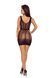 Платье &ndash; сетка Passion BS113 One Size, black SX2478 фото 2