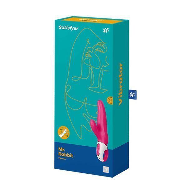 Мощный вибратор-кролик Satisfyer Vibes Mr. Rabbit, два мотора, литой силикон, 12 режимов работы SO2199