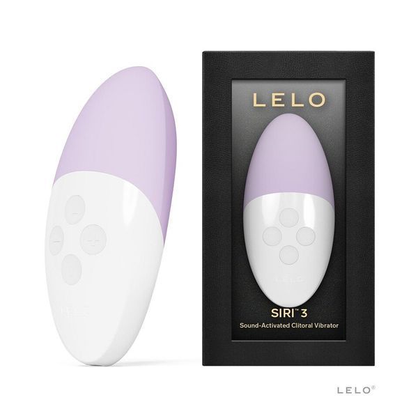 Музыкальный вибратор для клитора LELO SIRI 3 Calm Lavender, вибрации в ритме звуков без смартфона SX0697