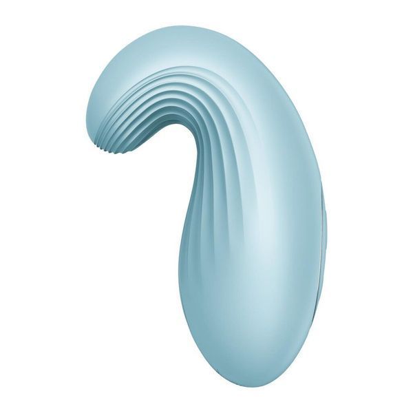 Вібратор Satisfyer Dipping Delight Light Blue, 2 мотори, гнучкий кінчик SO6991