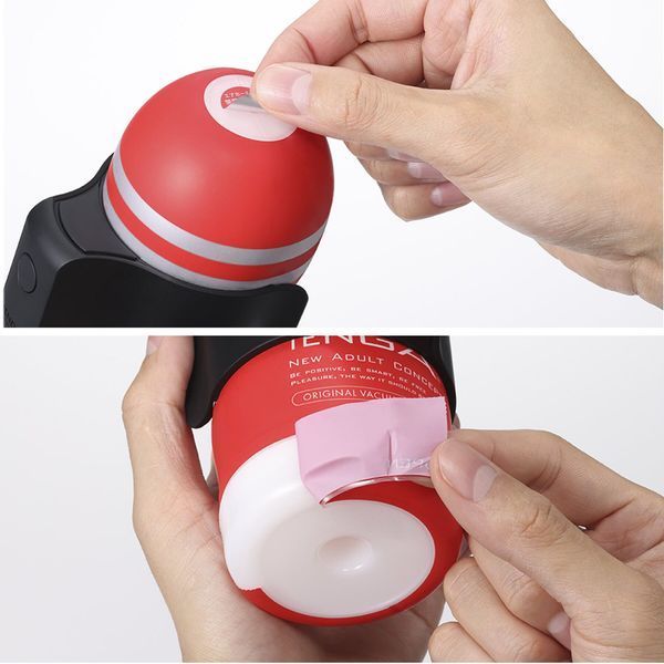 Вибронасадка Tenga CUP VIBRATOR, 7 режимов, 2 мастурбатора в комплекте SX2290