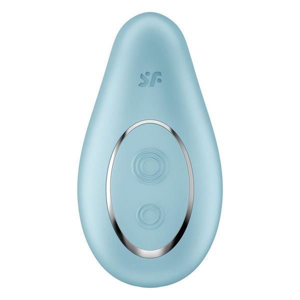 Вібратор Satisfyer Dipping Delight Light Blue, 2 мотори, гнучкий кінчик SO6991