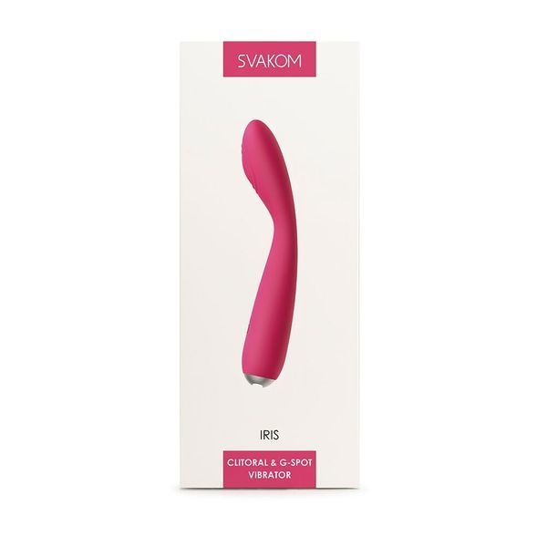 Вібратор для клітора та точки G Svakom Iris Plum Red SO4854