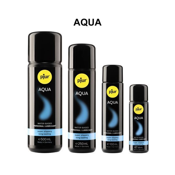 Лубрикант на водной основе pjur Aqua 250 мл, эффект бархатистой кожи без прилипания PJ10350