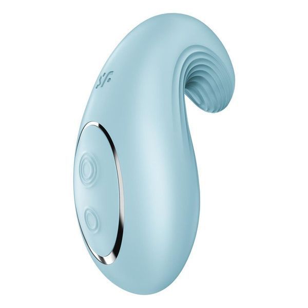 Вібратор Satisfyer Dipping Delight Light Blue, 2 мотори, гнучкий кінчик SO6991
