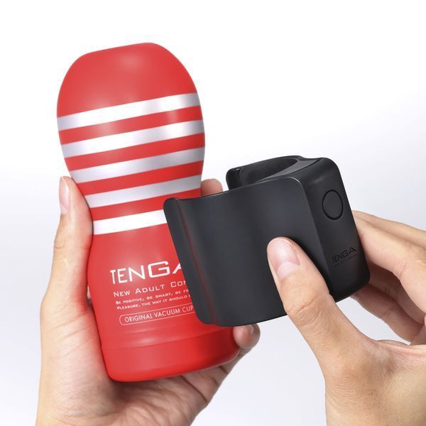 Вибронасадка Tenga CUP VIBRATOR, 7 режимов, 2 мастурбатора в комплекте SX2290
