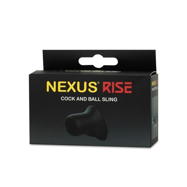 Эрекционное кольцо Nexus Rise Cock and Ball Sling, для члена и яичек, очень широкое SX1342