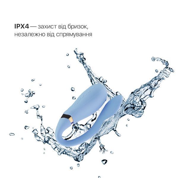 Смартвибратор для пар Zalo &mdash; Fanfan Royal Blue SO6668