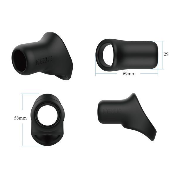 Эрекционное кольцо Nexus Rise Cock and Ball Sling, для члена и яичек, очень широкое SX1342