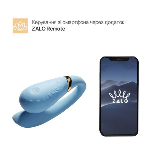 Смартвибратор для пар Zalo &mdash; Fanfan Royal Blue SO6668