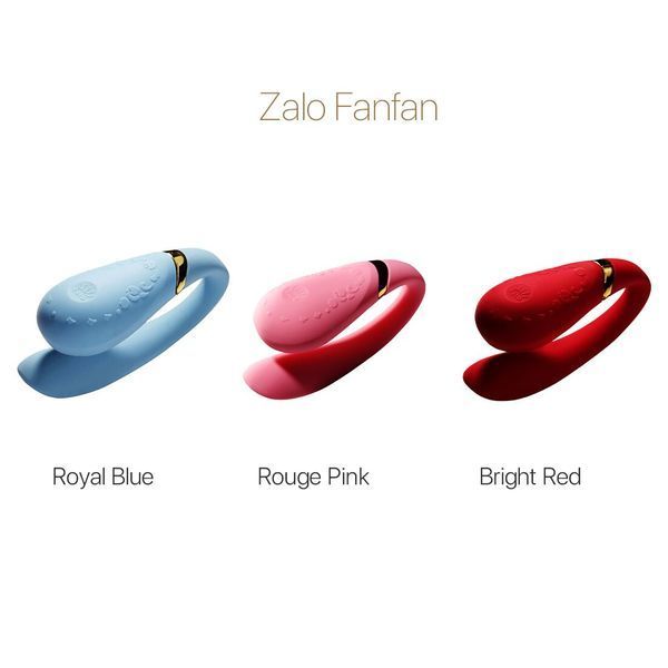 Смартвибратор для пар Zalo &mdash; Fanfan Royal Blue SO6668