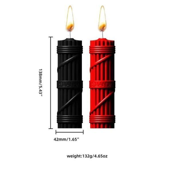 Свечи для BDSM LOCKINK SEVANDA Fetish Drip Candles Set 2 шт SX0861