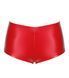 Красные кожаные шортики  Noir Handmade F356 Red powerwetlook shorts - L SX2122 фото 6