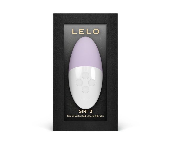 Музыкальный вибратор для клитора LELO SIRI 3 Calm Lavender, вибрации в ритме звуков без смартфона SX0697