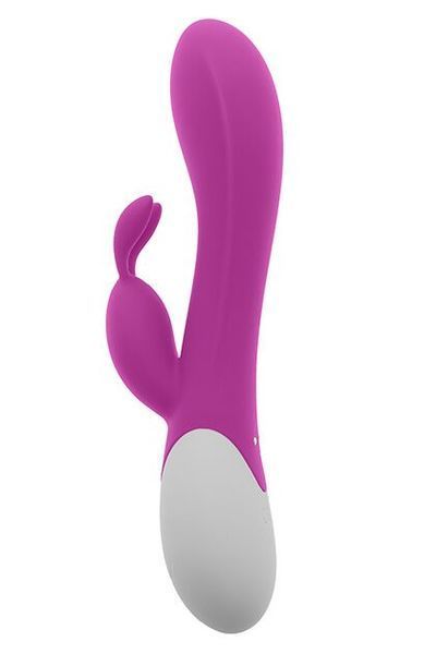 Вибратор-кролик S Pleasures Premium Corabi Rabbit, розовый, ушки для клитора, 16 режимов, нагрев SX1617