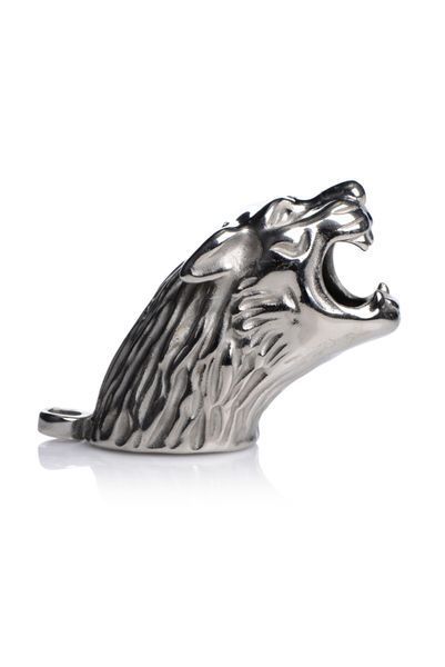Клітка для пеніса Master Series: Tiger King Cock Cage With Lock, три кільця, замок, три ключі SO8795