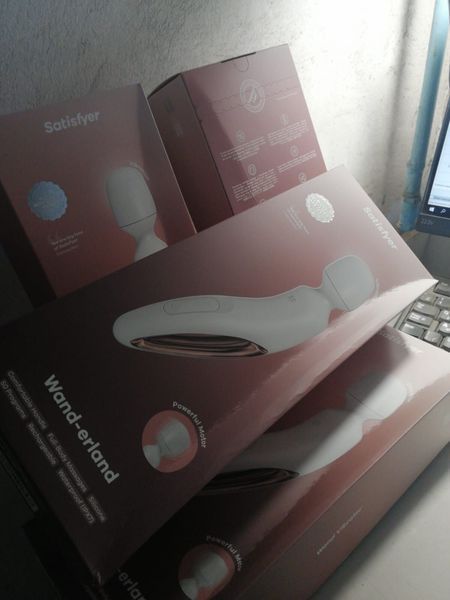 Вібромасажер Satisfyer Wand-erland (White/Rosegold) (м'ята упаковка!!!) SX2697-R
