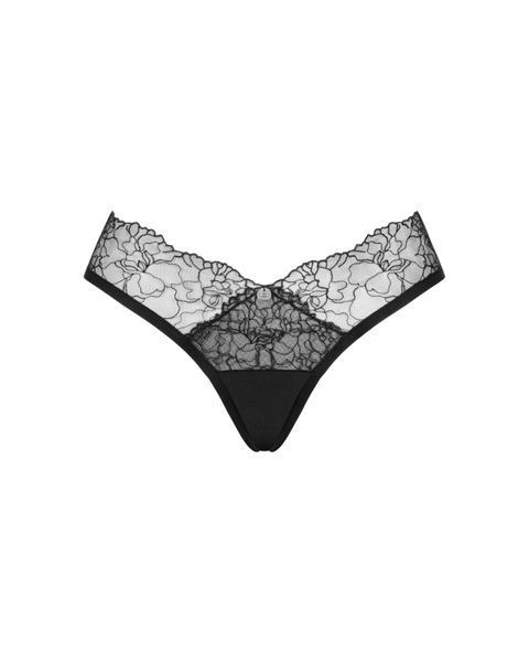 Сетчатые трусики под омбре Obsessive Bella Rou panties M/L SO7856