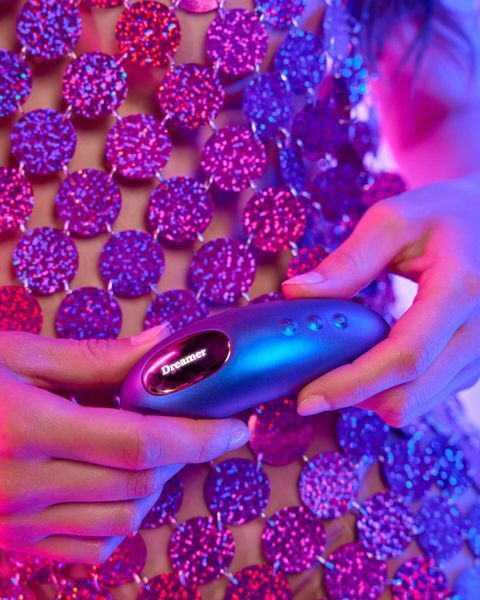 Вакуумний кліторальний стимулятор Love To Love DREAMER &ndash; IRIDESCENT NIGHT, пестощі язичком, пульт SX1107