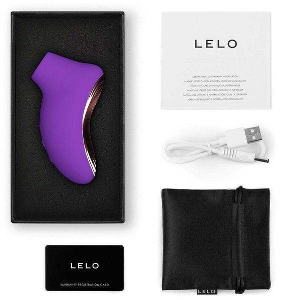 Звуковой стимулятор клитора LELO SONA 2 Travel Purple, тревел-версия, 12 режимов SX0698