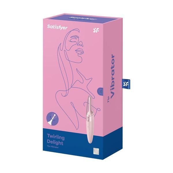 Вібратор для клітора Satisfyer Twirling Delight Rose SO5556