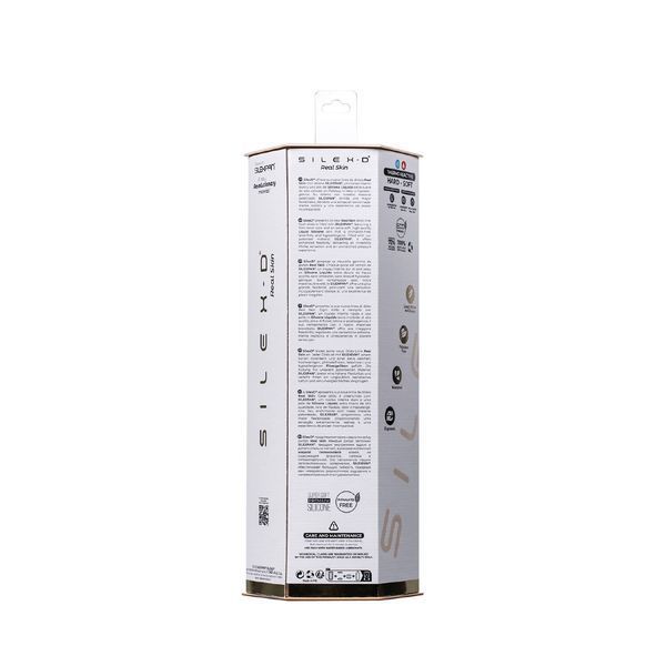 Фалоімітатор SilexD Vetus Real Skin Flesh (8in MODEL 1) суперсофт-силікон+Silexpan, діаметр 4,1 см SX1282