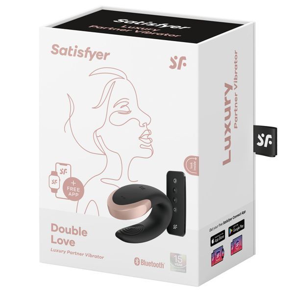 Смарт-вібратор для пар Satisfyer Double Love (Black) SO4930