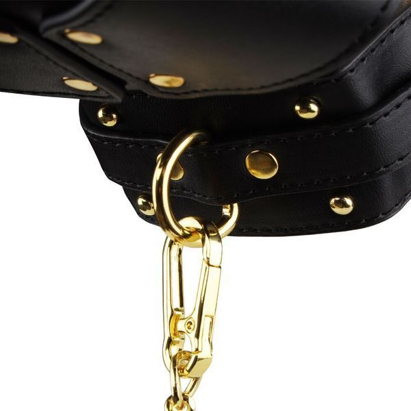 Маска-сбруя для орального секса с поводком LOCKINK SEVANDA Blowjob Head Muzzle with Leash SX0912