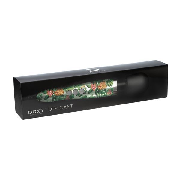 Вибромассажер DOXY Die Cast PINEAPPLE, очень мощный, питание 220В, металлический корпус SO8019