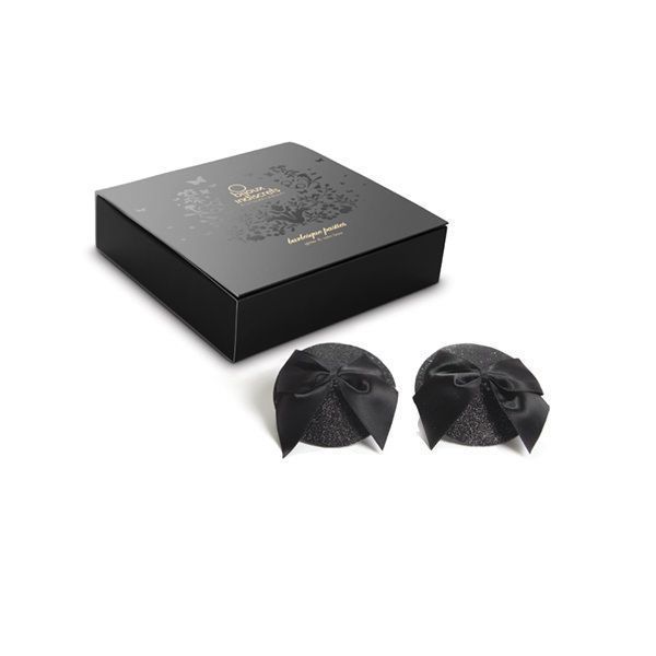 Пестіс Bijoux Indiscrets Burlesque pasties GLITTER and BOW SO2667