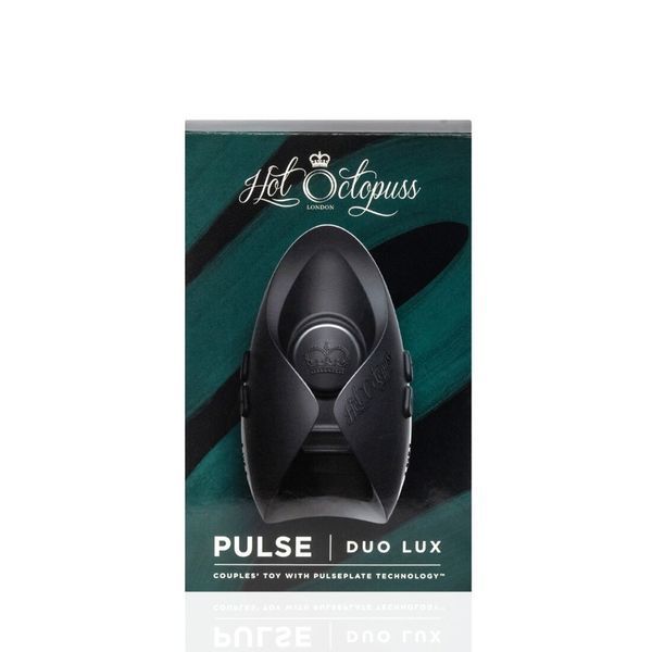 Игрушка для пар Hot Octopuss PULSE DUO LUX, пульсация+вибрация, использование без рук, 2 пульта SO8730