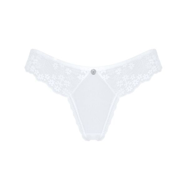 Напівпрозорі трусики Obsessive Heavenlly panties XS/S, відкриті сідниці SO8169