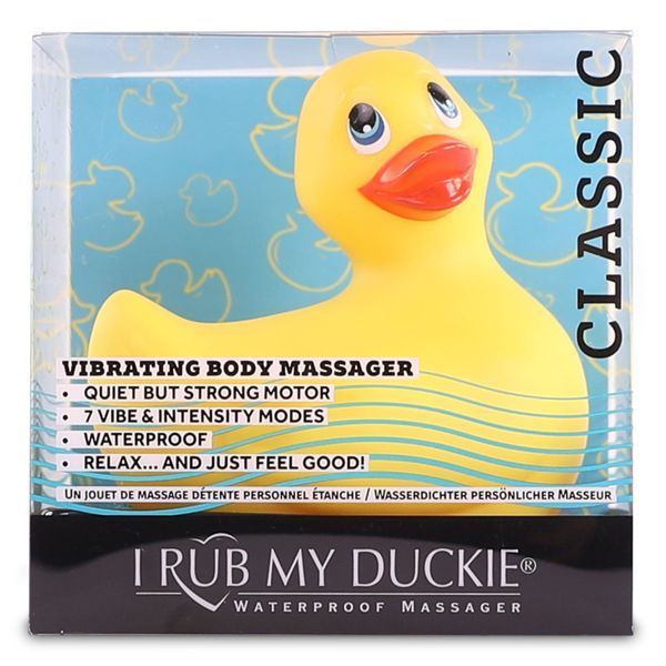 Вибромассажер уточка I Rub My Duckie - Classic Yellow v2.0, скромняжка SO1594