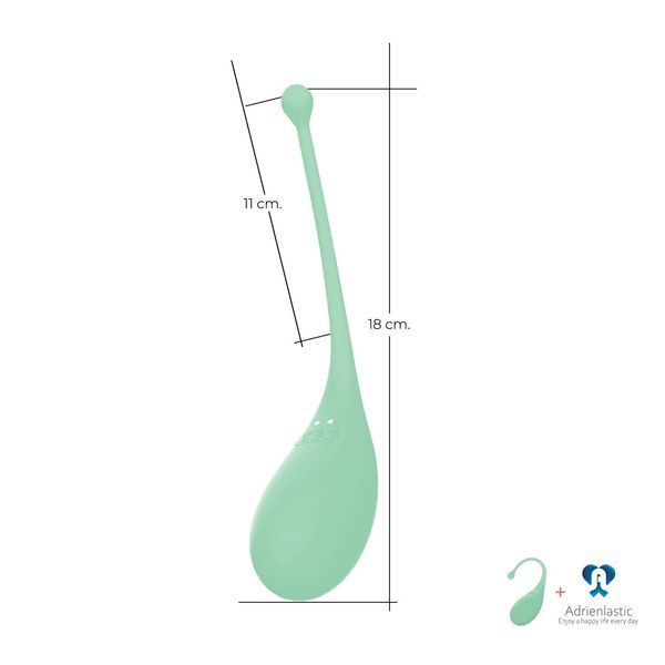Смарт-віброяйце Adrien Lastic Palpitation Mint з глибокою вібрацією SO9930