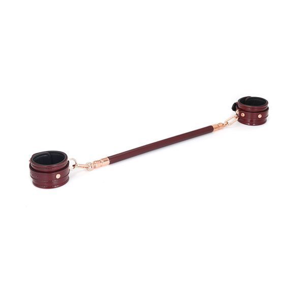 Фиксатор-распорка для ног или рук Liebe Seele Wine Red Spreader Bar, дерево + натуральная кожа SO9457
