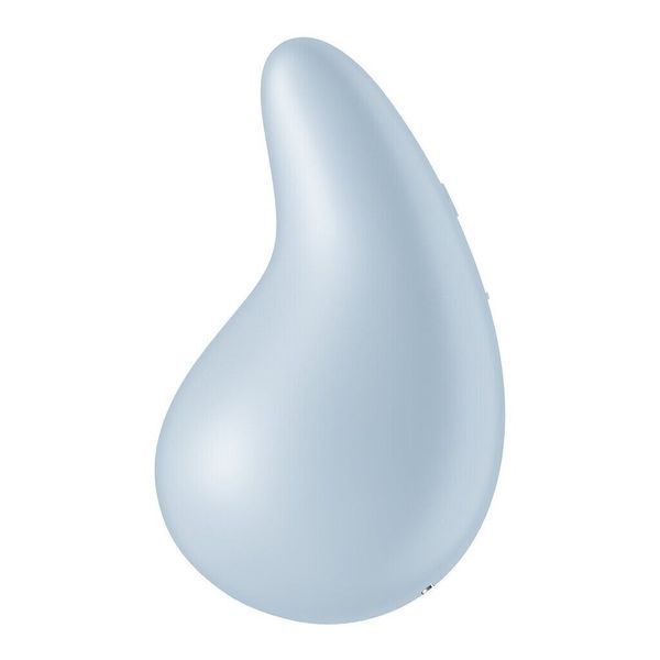 Вібратор для зовнішньої стимуляції Satisfyer Dew Drop Blue, 2 мотори, 12 режимів, м&rsquo;який корпус SX1211