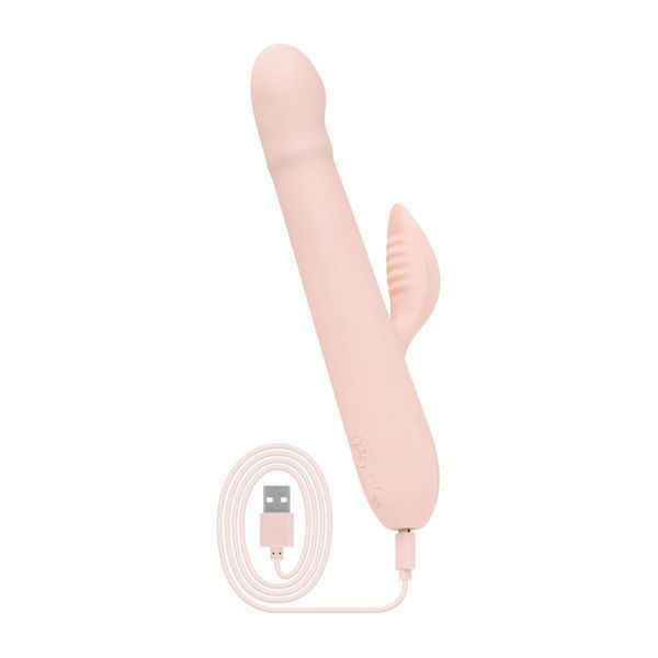 Вибратор-кролик Good Vibes Only - SHAI Thrusting Vibrator Soft Silicone - Pink SX3073