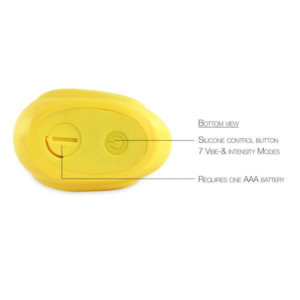 Вибромассажер уточка I Rub My Duckie - Classic Yellow v2.0, скромняжка SO1594
