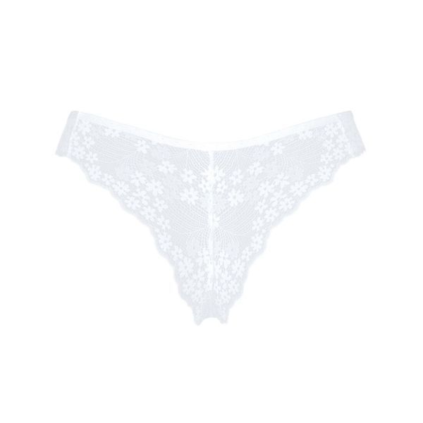 Напівпрозорі трусики Obsessive Heavenlly panties XS/S, відкриті сідниці SO8169