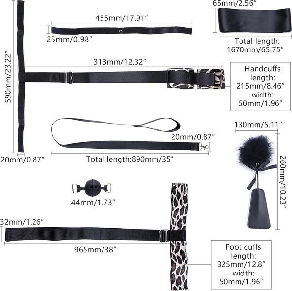 БДСМ-набор LOCKINK YEAHWOW Armbinder Restraint Set Black SX2843