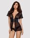 Пеньюар та трусики JSY JS228166 Black L/XL SX1832 фото 1
