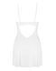 Пеньюар Obsessive Alissium chemise & thong, XL/2XL, кружевной лиф, стринги в комплекте SX0608 фото 5