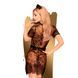 Комплект платье с баской, украшением и стрингами Penthouse - Poison Cookie Black L/XL SO5288 фото 2