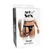 Мужские гартеры из натуральной кожи Art of Sex - Serge, цвет Черный, размер L-2XL SO9655 фото 4