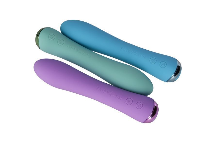 Вибратор с подогревом FairyGasm WowGenie blue, подогрев до 42 &deg;C SX0653
