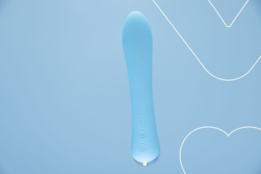 Вибратор с подогревом FairyGasm WowGenie blue, подогрев до 42 &deg;C SX0653
